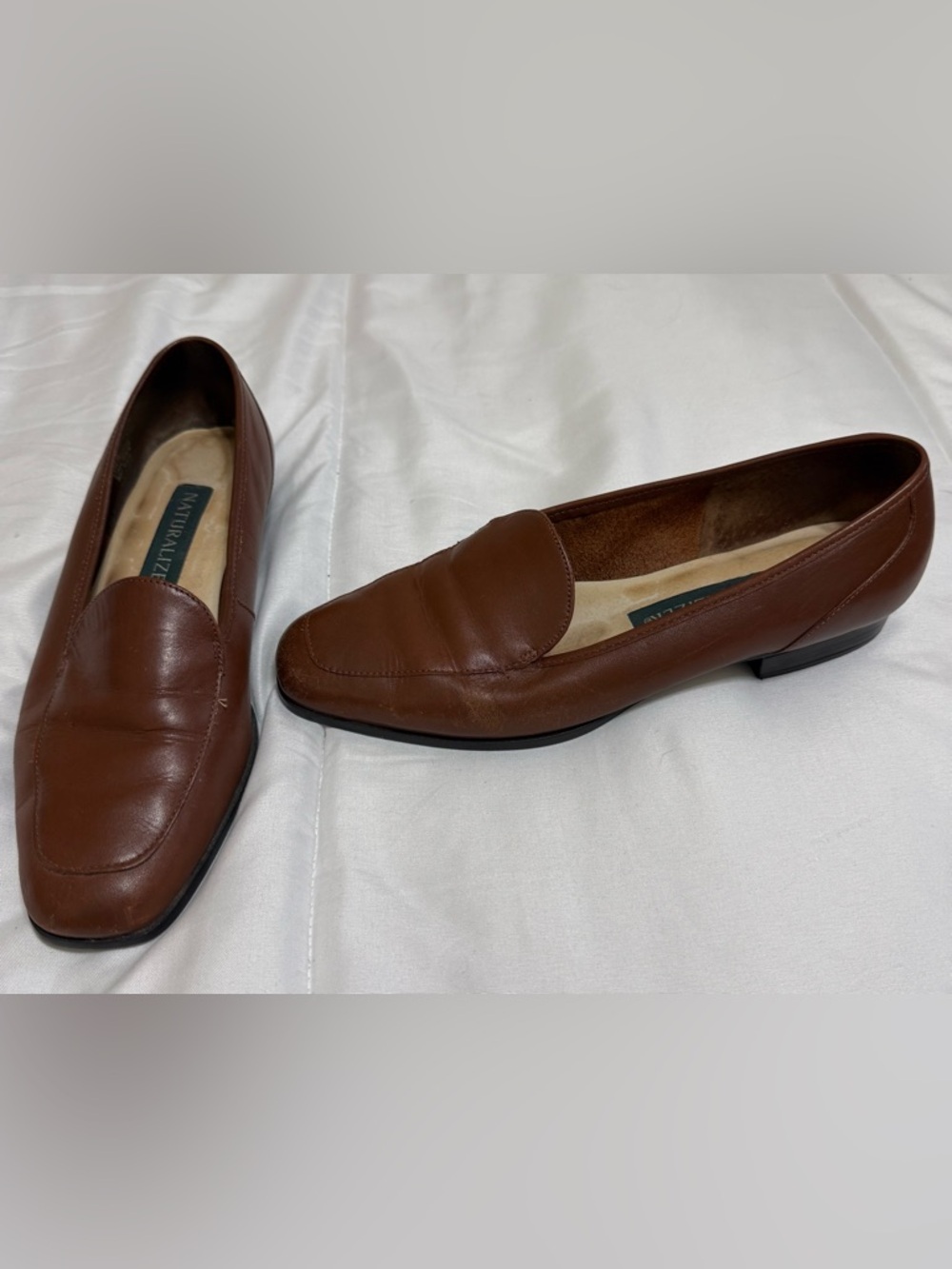 Naturalizer Brown Leather Loafers
